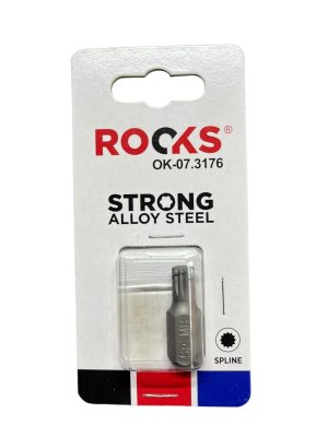 ROOKS Bit 10 mm 3/8" SPLINE M8 x 30 mm S2 OK-07.3176
