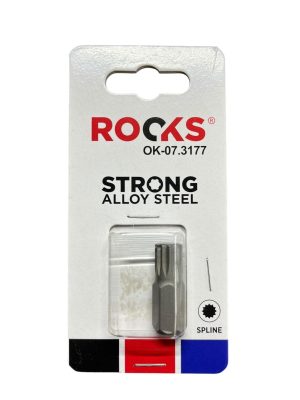 ROOKS Bit 10 mm 3/8" SPLINE M10 x 30 mm S2 OK-07.3177