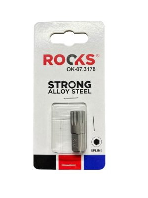 ROOKS Bit 10 mm 3/8" SPLINE M12 x 30 mm S2 OK-07.3178