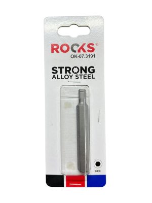 ROOKS LONG Bit 10 mm 3/8" Hex 6 mm x 75 mm S2 OK-07.3191