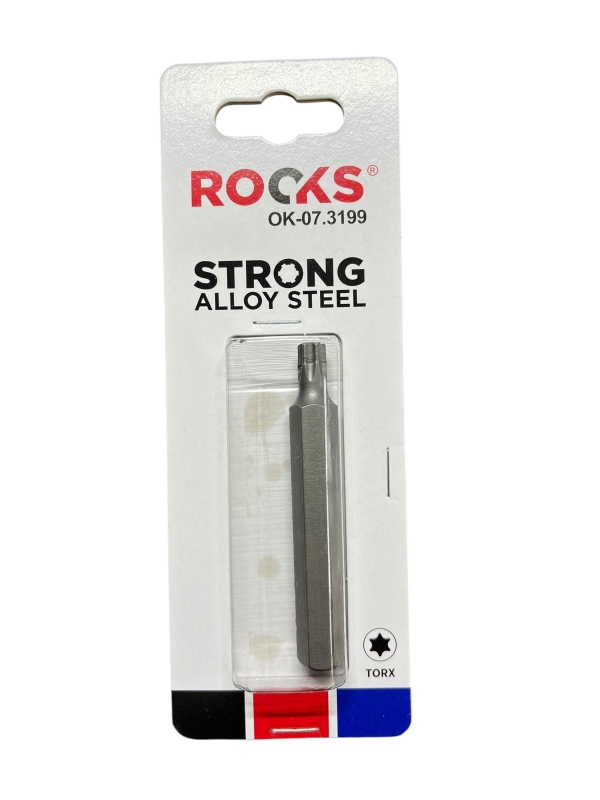 ROOKS LONG Bit 10 mm 3/8" TORX T40 x 75 mm S2 OK-07.3199