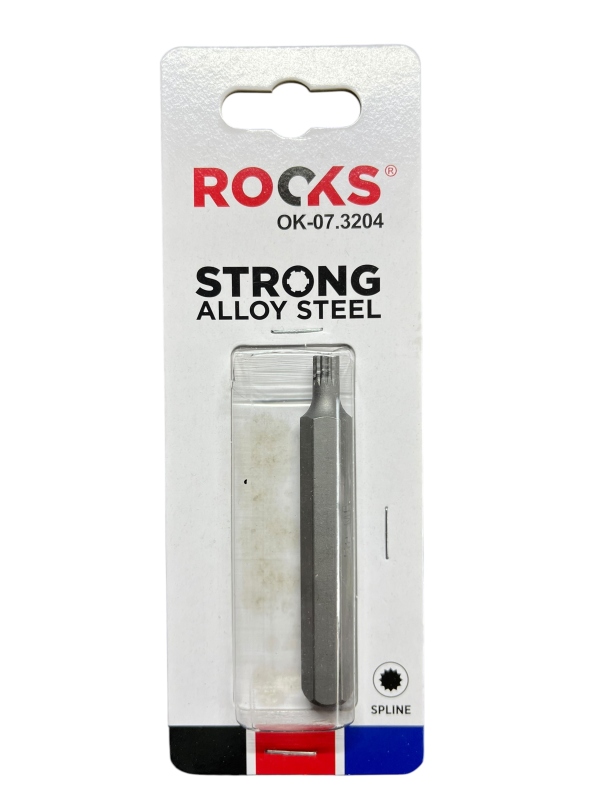 ROOKS LONG Bit 10 mm 3/8" SPLINE M6 x 75 mm S2 OK-07.3204