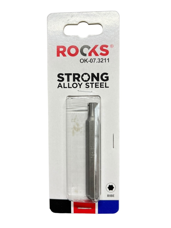 ROOKS LONG Bit 10 mm 3/8" RIBE M8 x 75 mm S2 OK-07.3211