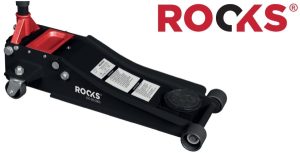 ROOKS Podnośnik samochodowy niskoprofilowy 3 t 75-505 mm żaba OK-08.0005