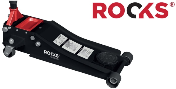 ROOKS Podnośnik samochodowy niskoprofilowy 3 t 75-505 mm żaba OK-08.0005
