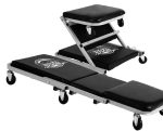 ROOKS Leżanka serwisowa z siedziskiem 2 w 1 150 kg 92 cm OK-08.4002