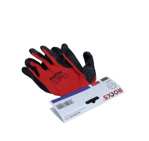 ROOKS OK-09.0008 Rękawice robocze polyester-nitrille rozmiar L 1 para