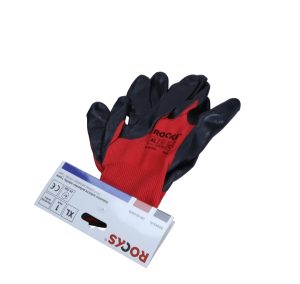 ROOKS OK-09.0009 Rękawice robocze polyester-nitrille rozmiar XL 1 para