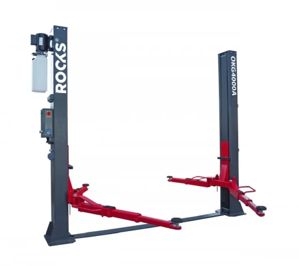Podnośnik dwukolumnowy elektrohydrauliczny ROOKS OKG-4000A 4 t – automatyczny