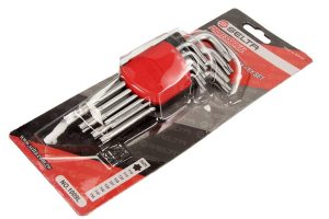SELTA SE-1009L Zestaw kluczy imbusowych długich TORX w uchwycie 9 elementów T10-T50