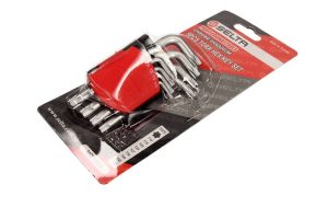SELTA SE-1009 Zestaw kluczy imbusowych TORX w uchwycie 9 elementów T10-T50