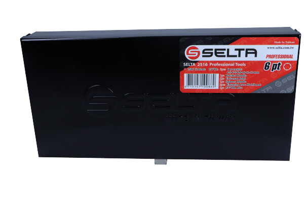 SELTA Zestaw narzędziowy 1/4" 16 części SE-2516