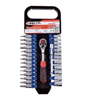 SELTA SE-2528MS Zestaw narzędziowy na wieszaku 1/4" 28 części