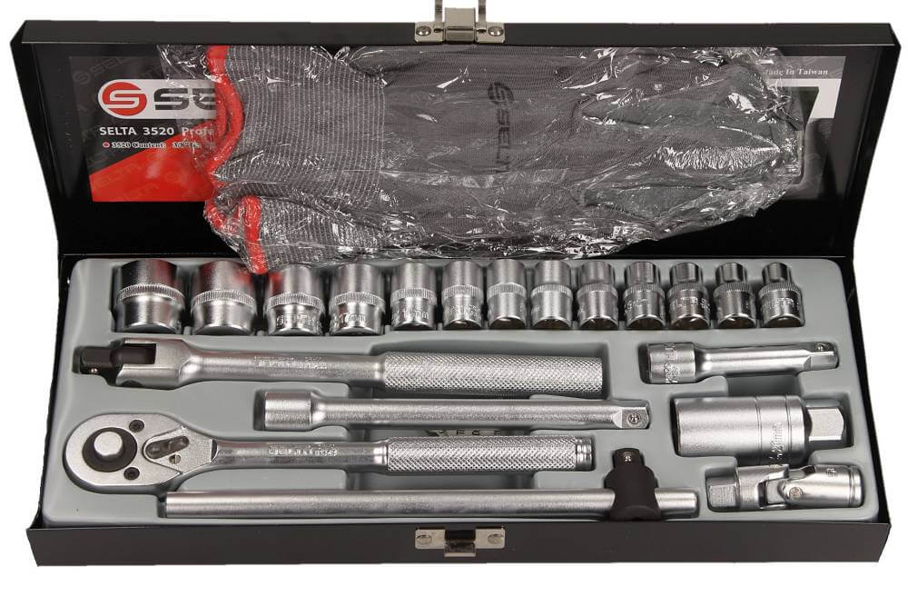 SELTA SE-3520 Zestaw narzędziowy 3/8" 20 części