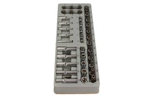 SELTA SE-3538 Zestaw nasadek TORX i SPLINE 3/8" 38 elementów moduł 1/3