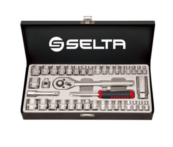 SELTA SE-3540 Zestaw narzędziowy 1/4" i 3/8" 40 części