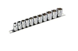 SELTA SE-3911 Nasadki na szynie 3/8" 6-kątne 8-19 mm 11 części