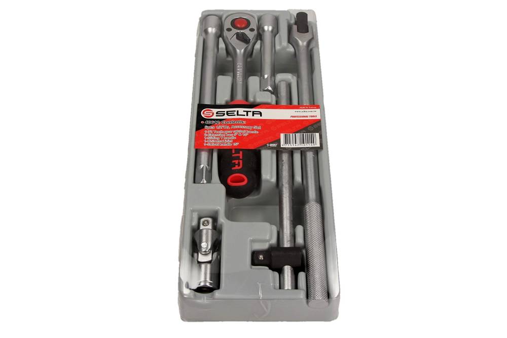 SELTA Zestaw pokręteł 1/2" 6 elementów moduł 1/3 SE-40612