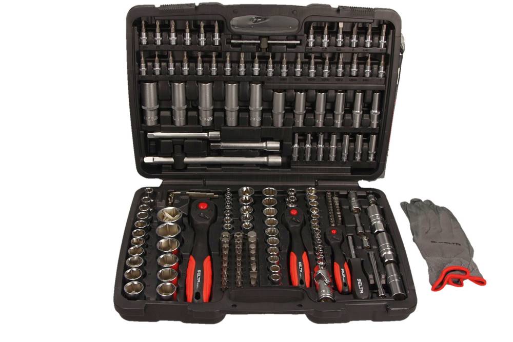 SELTA SE-45172 Zestaw narzędziowy 1/4" 3/8" 1/2" 172 części