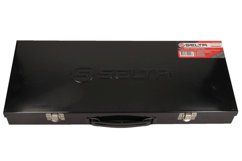SELTA Zestaw narzędziowy 1/2" z korbką 24 części SE-4524A