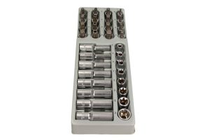 SELTA SE-4532 Zestaw nasadek TORX i SPLINE 1/2" 32 elementy moduł 1/3