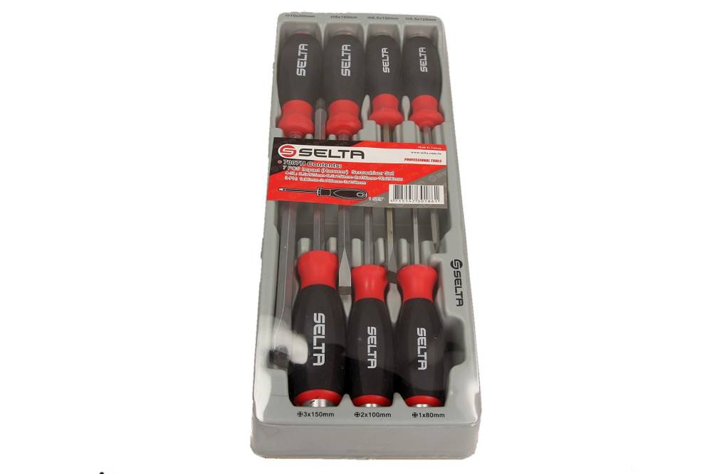 SELTA Zestaw wkrętaków do pobijania 7 elementów moduł 1/3 SE-7007H