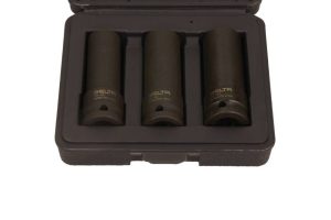 SELTA Nasadki do kół 1/2" 17 / 19 / 21 mm cienkościenne komplet 3 elementy SE-94503TH