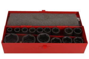 SELTA Zestaw nasadek udarowych 1/2" 15 części 10-32 mm SE-94515S