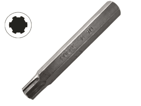 ROOKS Bit 10 mm 3/8" RIBE M5 x 75 mm 73MOV5-2 (S2) OK-07.3047