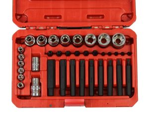 ROOKS Zestaw narzędziowy TORX 1/2" 3/8" 1/4" 36 części OK-01.0036