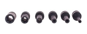 ROOKS Zestaw wykrętaków do szpilek i elektrod świec żarowych 1/4" 6 elementów OK-01.5201