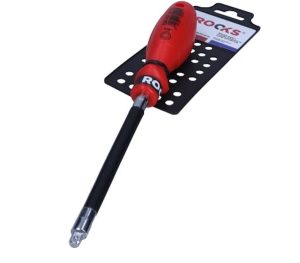 ROOKS Wkrętak giętki z uchwytem na nasadki 1/4" x 265 mm OK-07.0119